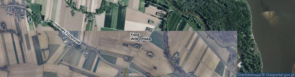 Zdjęcie satelitarne Kępa Wólczyńska ul.